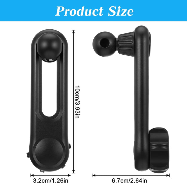 17mm Ball Mount Extension Arm 360-Degree Rotatable Extender 2.04 Inch Adjustable Length Balls Mount