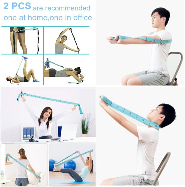 Nitpicker Stretching Straps Hamstring Stretcher Device Elastic Exercise Band Yoga mat Carrying Straps – product detail