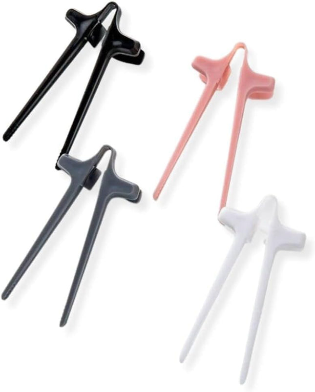 4 pcs Finger Chopsticks for Snacking Multicolor Reusable Gamer Chopsticks Snack Tgs Chip Grabber for