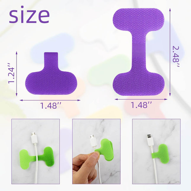 32 Pieces Multi-Color Electronic Cable Identification Tags Write On Cord Labels for Computers Management – product detail