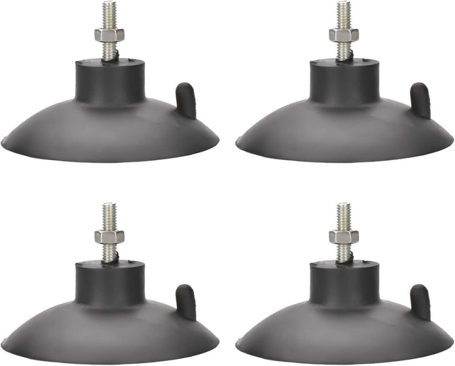 4 PCs French Fry Suction Cup Feet Commercial Suction Cup Feet with Screws for Industrial Commercial French