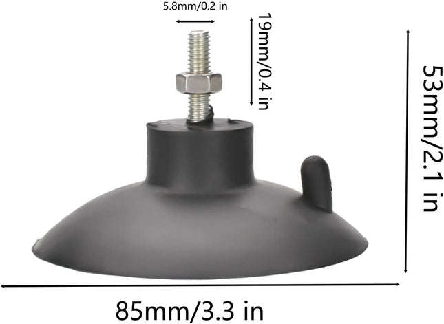 4 PCs French Fry Suction Cup Feet Commercial Suction Cup Feet with Screws for Industrial Commercial French – product detail