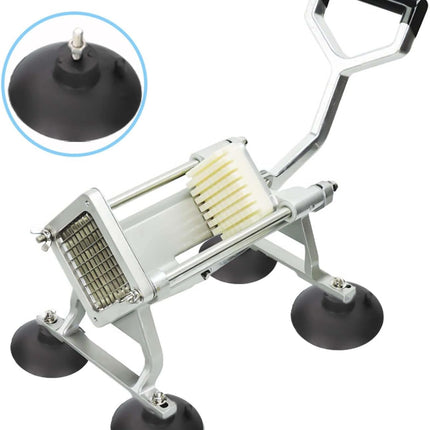 4 PCs French Fry Suction Cup Feet Commercial Suction Cup Feet with Screws for Industrial Commercial French Fry Cutter (Black)