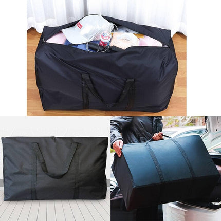 Extra Large Moving Bags with Strg Zippers & Carrying Handles, Storage Bags Storage Totes for Clothes, Moving Supplies, Space Saving Oversized Storage Bag Organizer for Moving, Traveling (2 Pack)