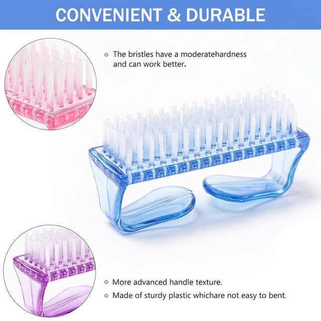 4PCS Wide Tooth Detangling Comb Large Hair Styling Comb for Curly Hand Fingernail Scrub Cleaning Brushes – product detail