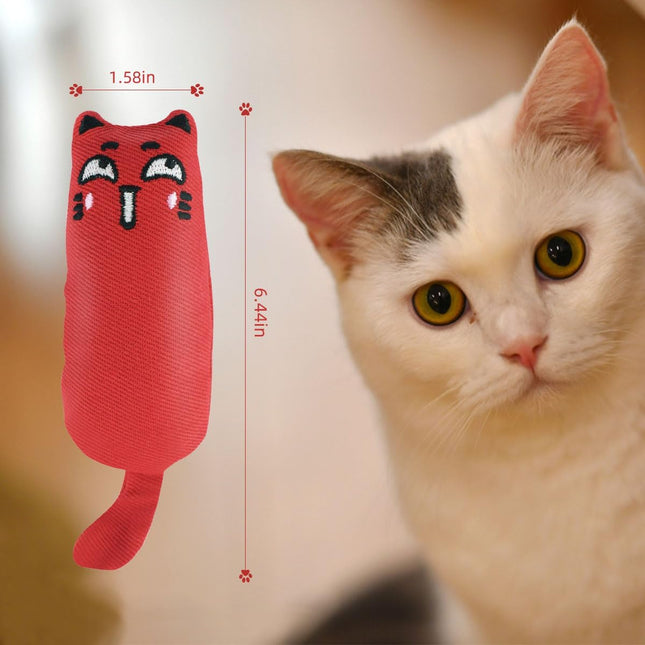 Soft Indoor Cat Toys Self Play Interactive Pillows Catnip Filled 5PCS Plush Kitten Teething Set – product detail