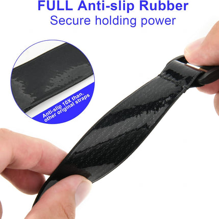 Cinch Straps with Anti-Slip Silicone Strips, 1 x 14" Hook & Loop Fastening Cable Strap Heavy Duty Multipurpose Straps for Extension Cord Cable Ropes Bike RV & Hose Organization Storage
