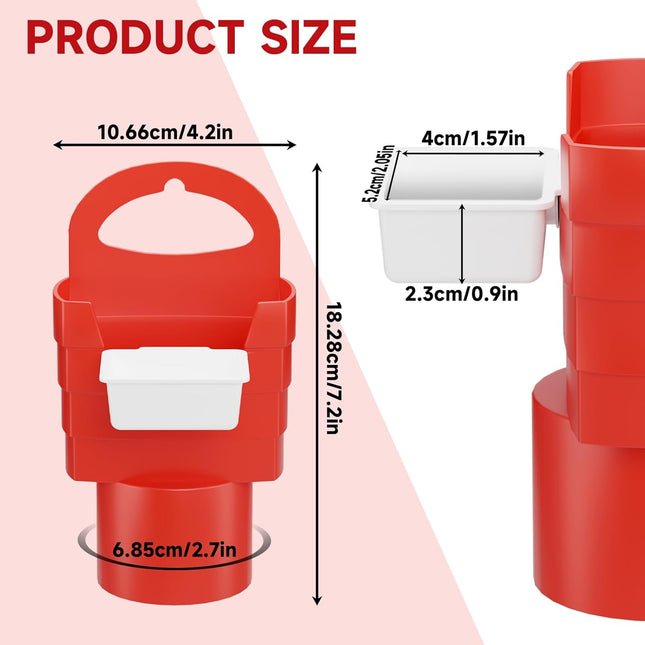 French Fry Holder and Dip Sauce Holder Set for Car Mini Sauce Holder for On-The-Go Snacking – product detail