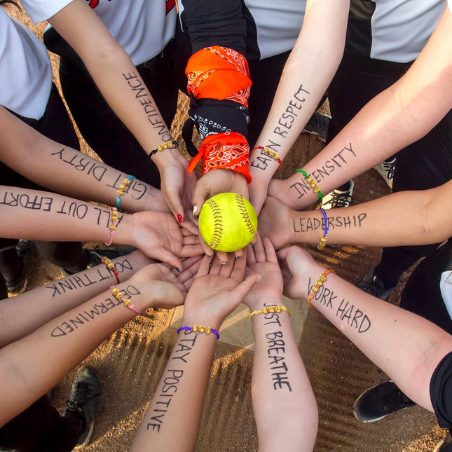 Glenmal 30 Pieces Softball Charm Bracelet Softball Gifts Baseball Party Favors Adjustable
