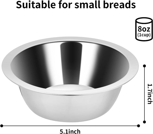 2PCS Kennel Water Bowl Hanging Stainless Steel Puppy Bowls for Small Dog Cage Kennel Crate Catio – product detail