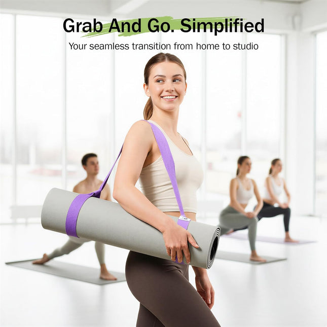 Yoga Mat Straps for Carrying Adjustable Yoga Mat Carrier Sling Fits All Mats(Mat Not Included) – product detail