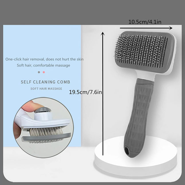 Cat Dog Brush for shedding Pet Grooming Brush for Cats Dogs Massage Shedding Brush for Short – product detail