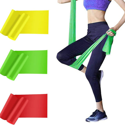Resistance Bands Elastic Exercise Bands 3 Pack Physical Therapy Tension Band Recovery Band Workout Strength Training Bands for Women, Yoga, Arms,Upper Body and Shoulders