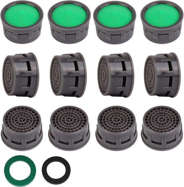 Faucet Aerator Flow Restrictor Insert Sink Aerator Replacement Parts for Bathroom or Kitchen Sink Faucet