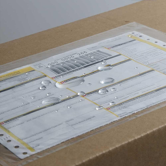 7.5 x 5.5 Packing List Pouches 100 Pack Shipping Label Envelopes Clear Adhesive Top Loading Packing List – product detail