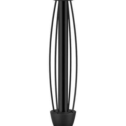Black Paper Towel Holder Countertop, One-Handed Tear, Stainless Steel, Weighted Base, Ring Paper Towel Holder Stand with Ratchet System for Kitchen Farmhouse Essentials Decor