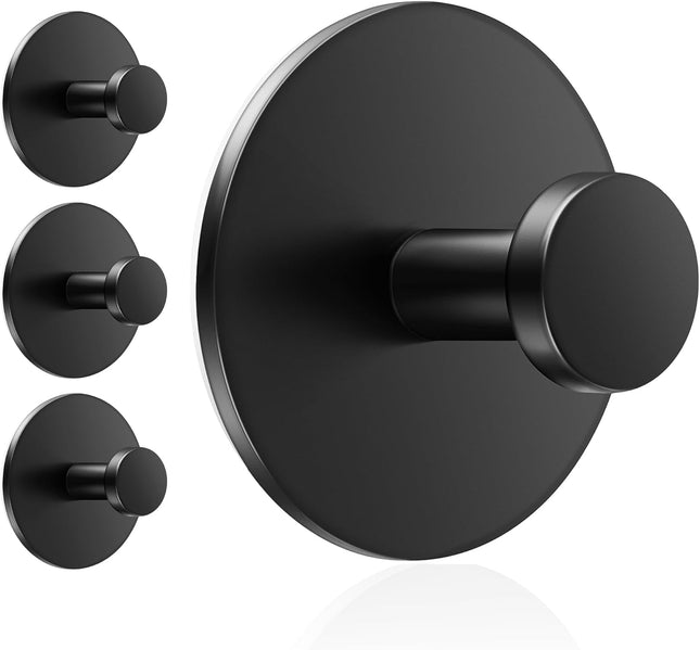 Multifunctional Towel Hooks for Bathroom V1258-DP02-B-2083 in Matt Black