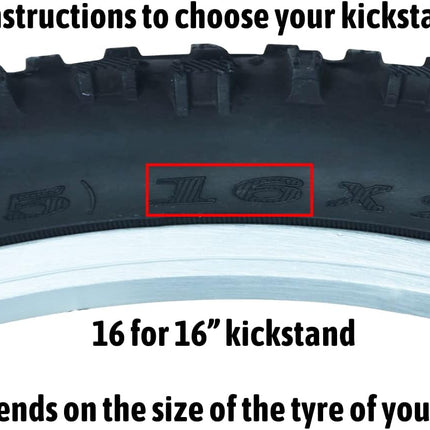 Bike Kickstand Children's Bicycle Kickstand Stand Folding Cycling Center Bracket 12" 14" 16" 18" 20" 22" 24" 26" 28" Bike Racks