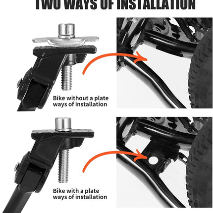 Bike Kickstand Children's Bicycle Kickstand Stand Folding Cycling Center Bracket 12" 14" 16" 18" 20" 22" 24" 26" 28" Bike Racks