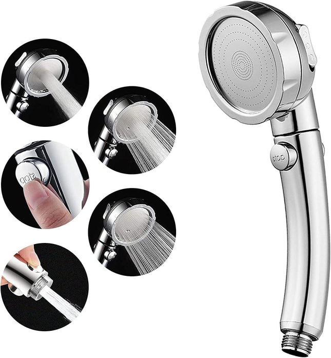High Pressure Handheld Shower Head with ON/OFF Pause Switch