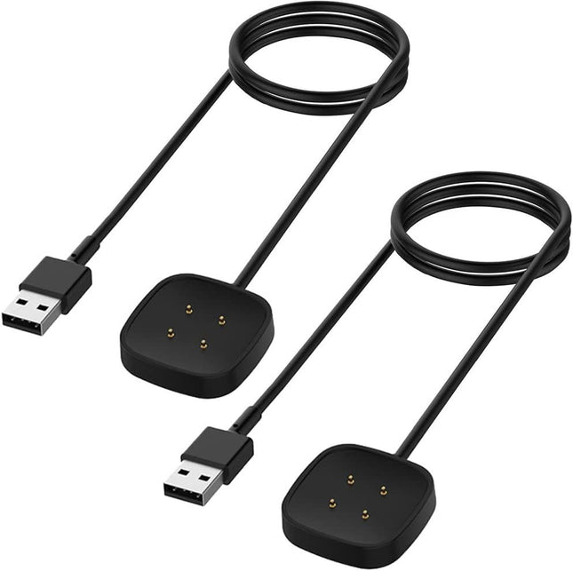 Charger for Fitbit Versa 4/Versa 3/Sense 2/Sense Replacement Charging Cable Cord Magnetic Dock Stand