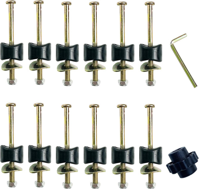 12 PCS Long Trampoline Screws and Bolts Trampoline Bolts and Nuts Trampoline Enclosure Pole Gap