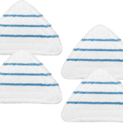 4 Pack Reusable Mop Pads Compatible with True & Tidy STM-500, STM-700 Steam Mops, Refills for Turonic ST3 Steam Mop Microfiber Washable Pads, Cloths for Floor Cleaning, Scrubbing and Floor Caring