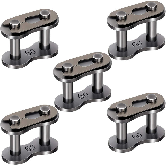 5 Pack 60 Roller Chain Connecting Links Master Connector Link for Agricultural Machine Tractors