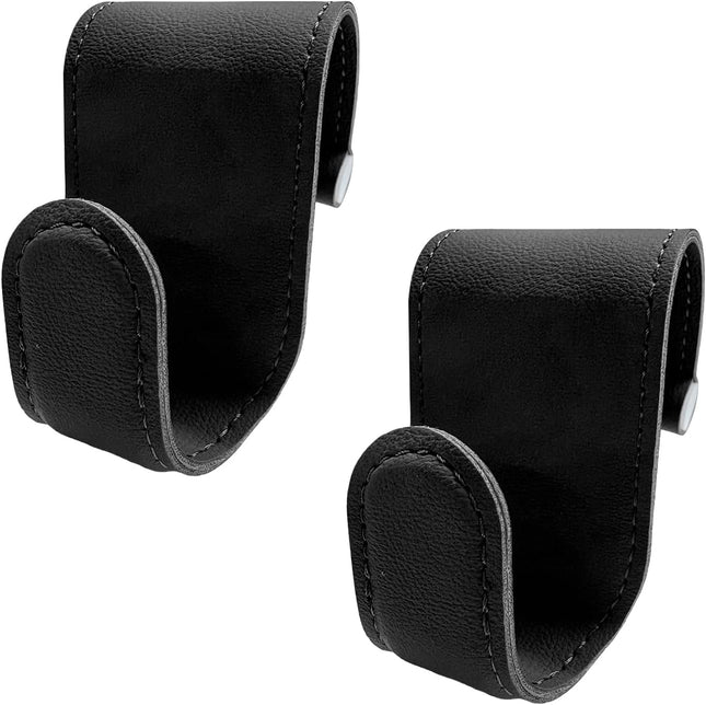2 PCS Car Co-Pilot Glovebox Hooks Anti-Scratch Leather Auto Glove Box Storage Hangers Vehicle Glovebox