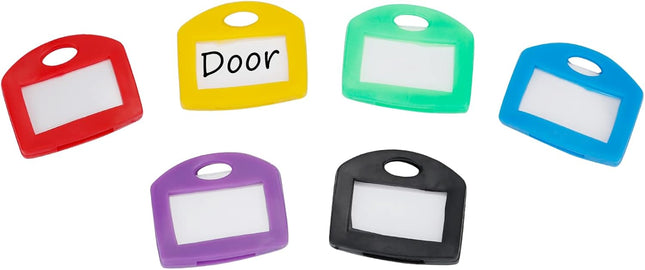 24 Pcs Key Covers Caps 1 Inch Key Covers Protectors with Blank Paper Labels and V1258-DP02-B-2759