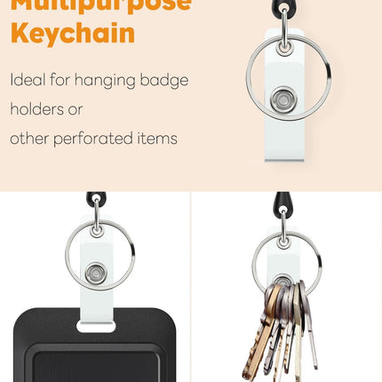 3 Pack Floral Retractable Badge Reel for Badge Holder Flower Heavy Duty Retractable Keychain Strong ABS Casing with Stainless Steel Spring Coil 24 Inch Nylon Rope Carabiner Clip and Key Ring