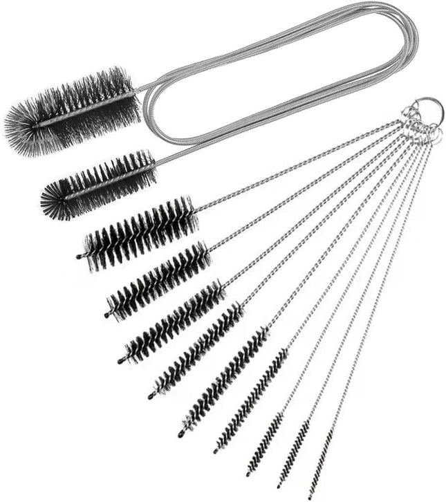 10PCS Flexible Drain Brush Straw Cleaner Brush Set Pipe Cleaners Brush 61Inch Stainless V1258-DP02-B-2823
