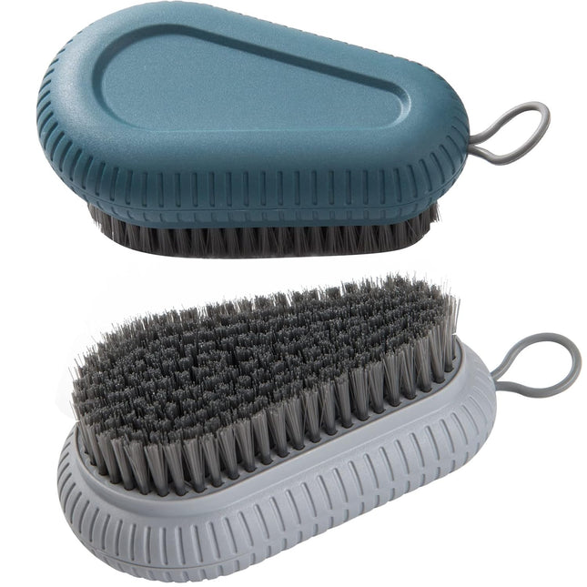 2 Pcs Nail Brush for Cleaning Fingernails heavy Duty Finger Nail Scrub Brush Hand Scrub V1258-DP02-B-2830
