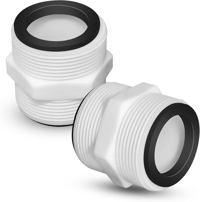 2Pcs 1.5 to 1.5 Pool Hose Adapter Pool Hose Connector Coupling Above Ground Pool Hose V1258-DP02-B-2837