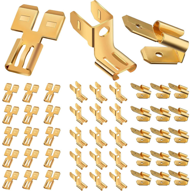 48Pcs Female Spade Connector Double Spade Connector Piggyback Spade Connector 16 Each Chair