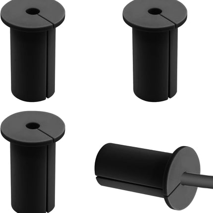 4Pcs Wall Cable Pass Through Cable Grommets, Silicone Cable Grommets Holes Sleeve Pass Through Wall, Wall Grommets for Cables Home Industry Furniture Wire Compatible with Starlink Accessories