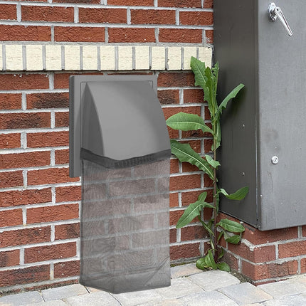 2Pcs Dryer Vent Lint Bags Lint Traps, Dryer Lint Trap Dryer Lint Catcher Lint Bag for Outdoor Dryer Vent, 15.35 X 9.84 Inch Exterior Dryer Vent Cover Capturing Lint and Dust for House(Black)