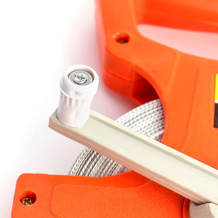 Tape Measure, 1/2" x 164' Open Reel Dual Sided Fiberglass Tape Measure for Engineer, Yard and Field, Measuring Tape