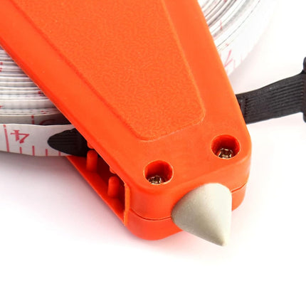 Tape Measure, 1/2" x 164' Open Reel Dual Sided Fiberglass Tape Measure for Engineer, Yard and Field, Measuring Tape