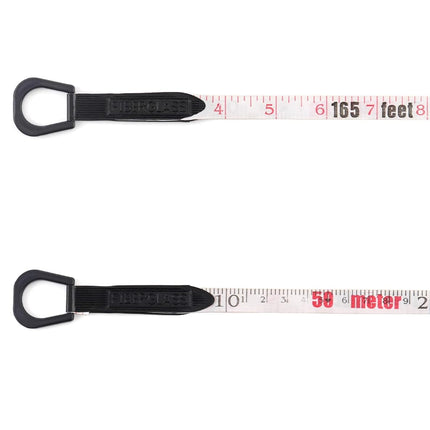 Tape Measure, 1/2" x 164' Open Reel Dual Sided Fiberglass Tape Measure for Engineer, Yard and Field, Measuring Tape