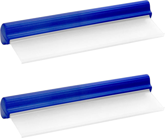 Car Squeegee 2 Pack 12 inch Flexible Car Water Scraper Tool Silicone Window Squeegee for