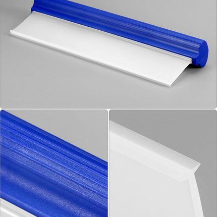 Car Squeegee, 2 Pack 12 inch Flexible Car Water Scraper Tool Silicone Window Squeegee for Car Or Home Use, Washing & Wiping Glass, Mirror & Shower Doors, Blue