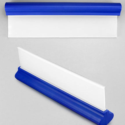 Car Squeegee, 2 Pack 12 inch Flexible Car Water Scraper Tool Silicone Window Squeegee for Car Or Home Use, Washing & Wiping Glass, Mirror & Shower Doors, Blue