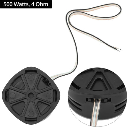 2 Pairs High-Power Neodymium Silk Dome Tweeter Set - 500W, 4 Ohm, Super High Frequency,-for Mini Car Audio Systems