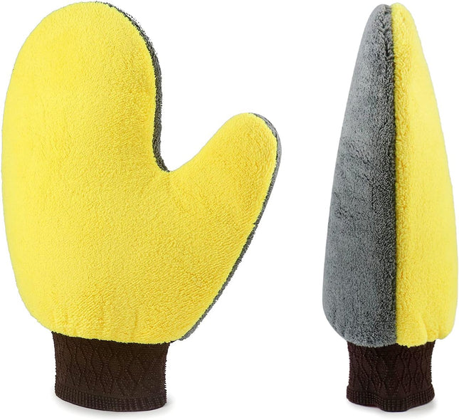 4 Pack Painter's Gloves Soft Microfiber Terry Mitts for Cleaning Dusting and Painting – product detail