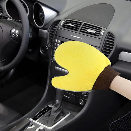 4 Pack Painter's Gloves, Soft Microfiber Terry Mitts for Cleaning, Dusting, and Painting