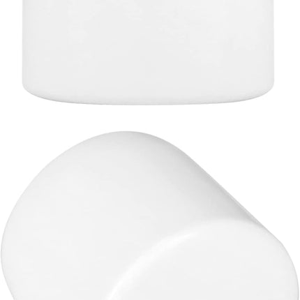 PVC Pipe End Cap Fitting, 20 Pack 1/2" Furniture Grade SCH40 Pipe Plug Socket Fitting, External End Cap, White
