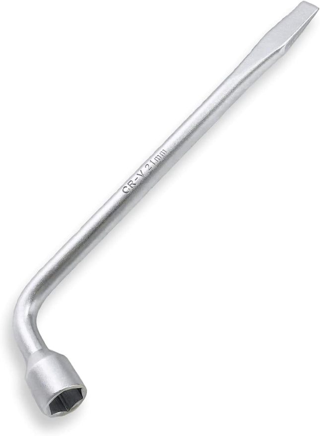 Car Spare Tire Lug Wrench for Jack 13/16 High Carbon Steel L-shaped Tire Replacement Tool L Type Strong