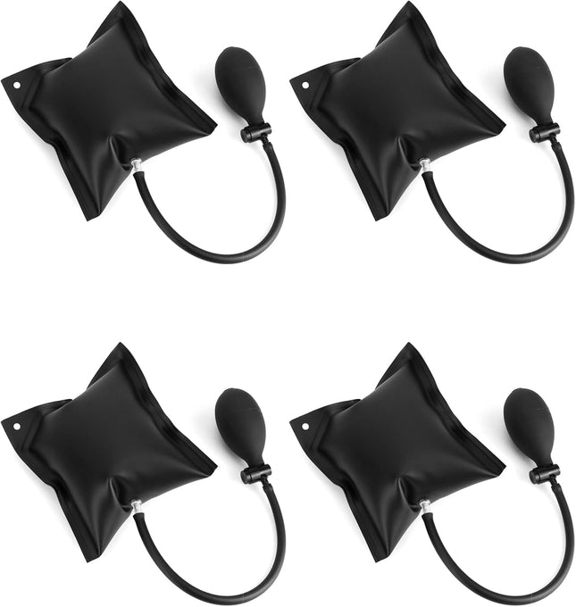 Air Pump Wedge 4 Pack Adjustable Inflatable Spacer for Door Window & Vehicle Alignment V1258-DP02-B-2960
