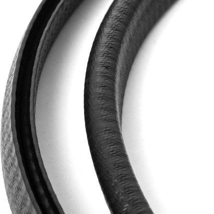 U-Shape Edge Trim, 10 Feet Weather Stripping Car Door Edge Protector, Flexible Push-On Rubber Guard for 1/4" Sharp Metal Edges